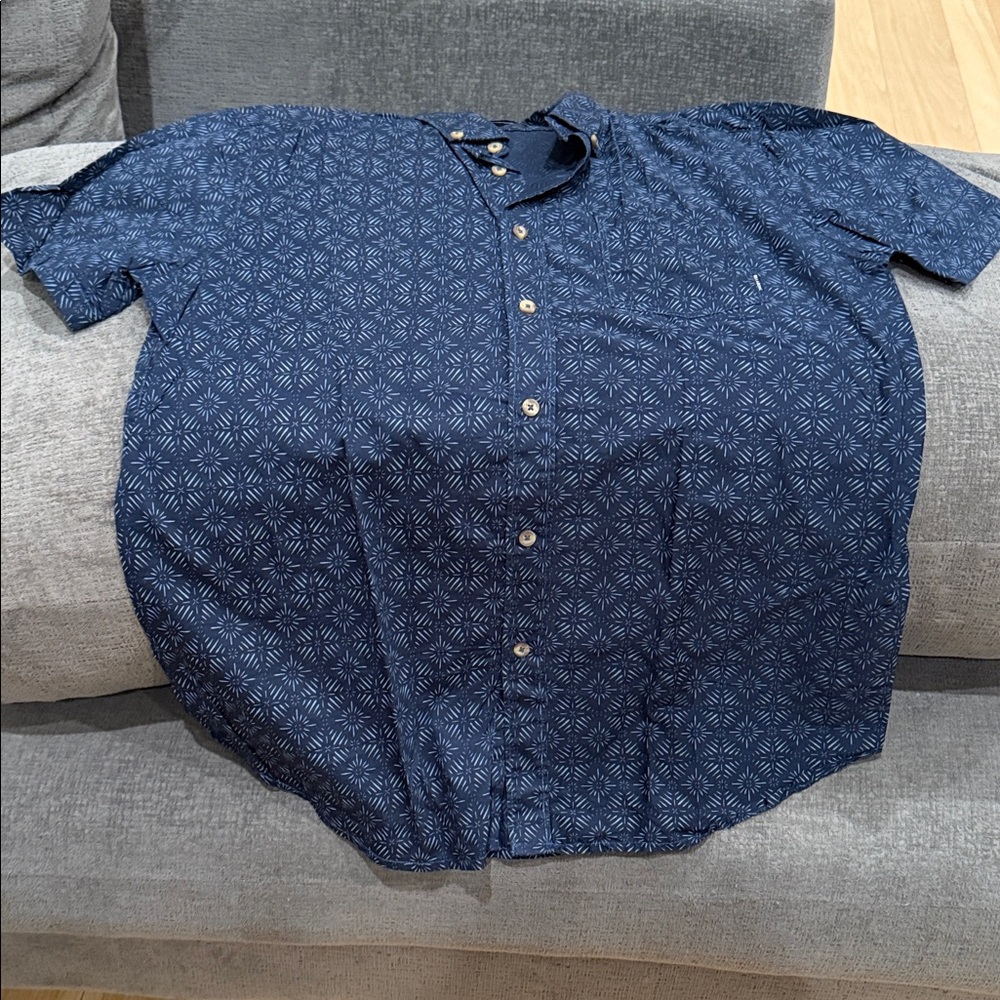 Men's Blue Patterned Shirt Billabong